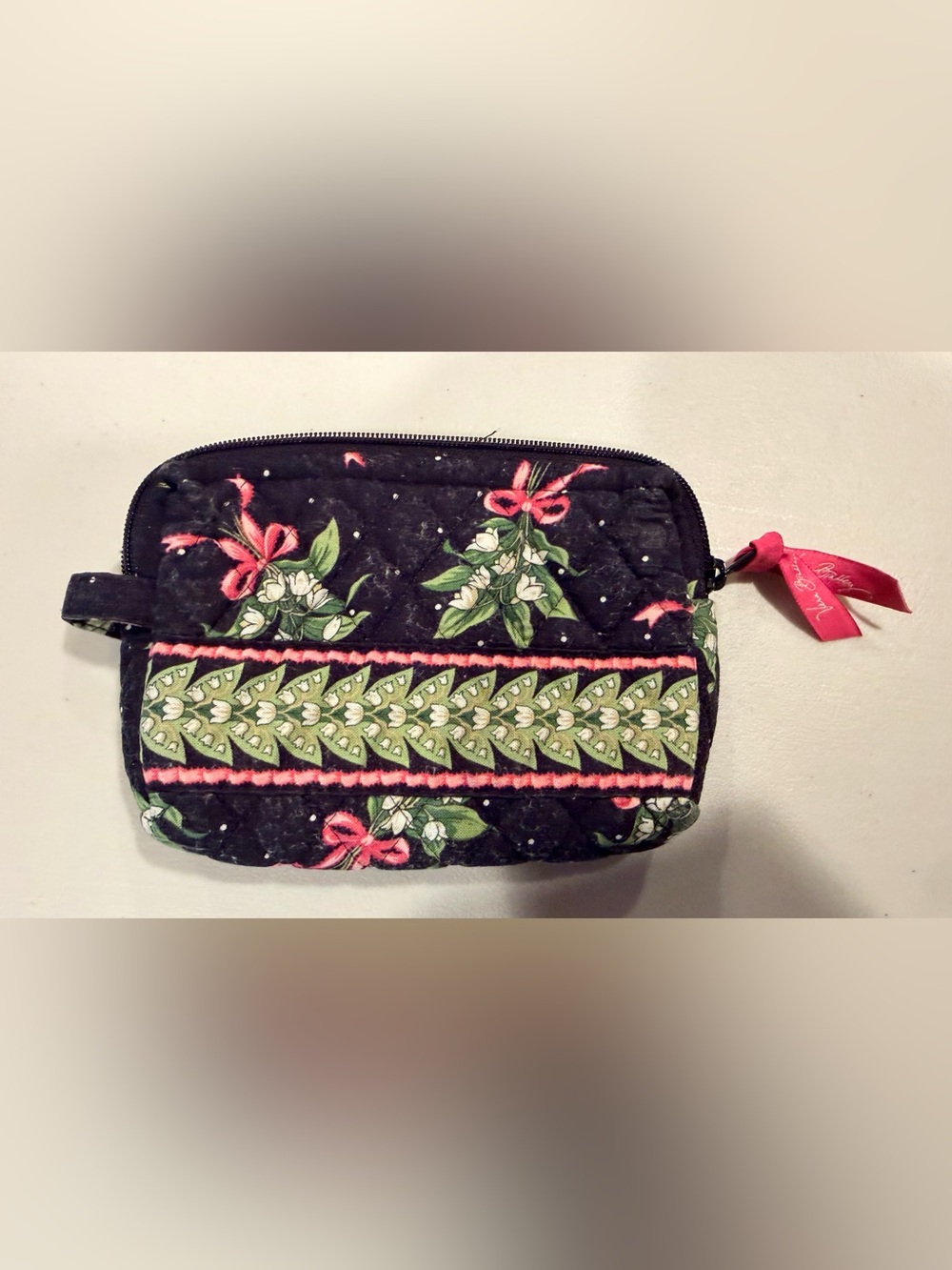 RETIRED: Vera Bradley | New Hope pattern, Quilted Cosmetic Bag